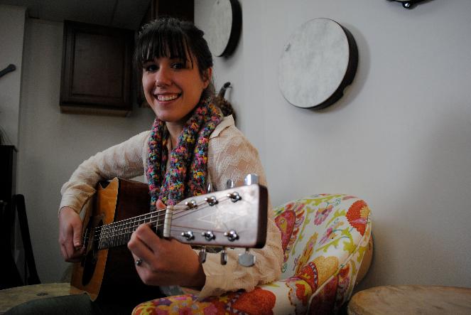 Music therapist Maly Massot (pictured above) works at Expressive Therapies in Appleton.