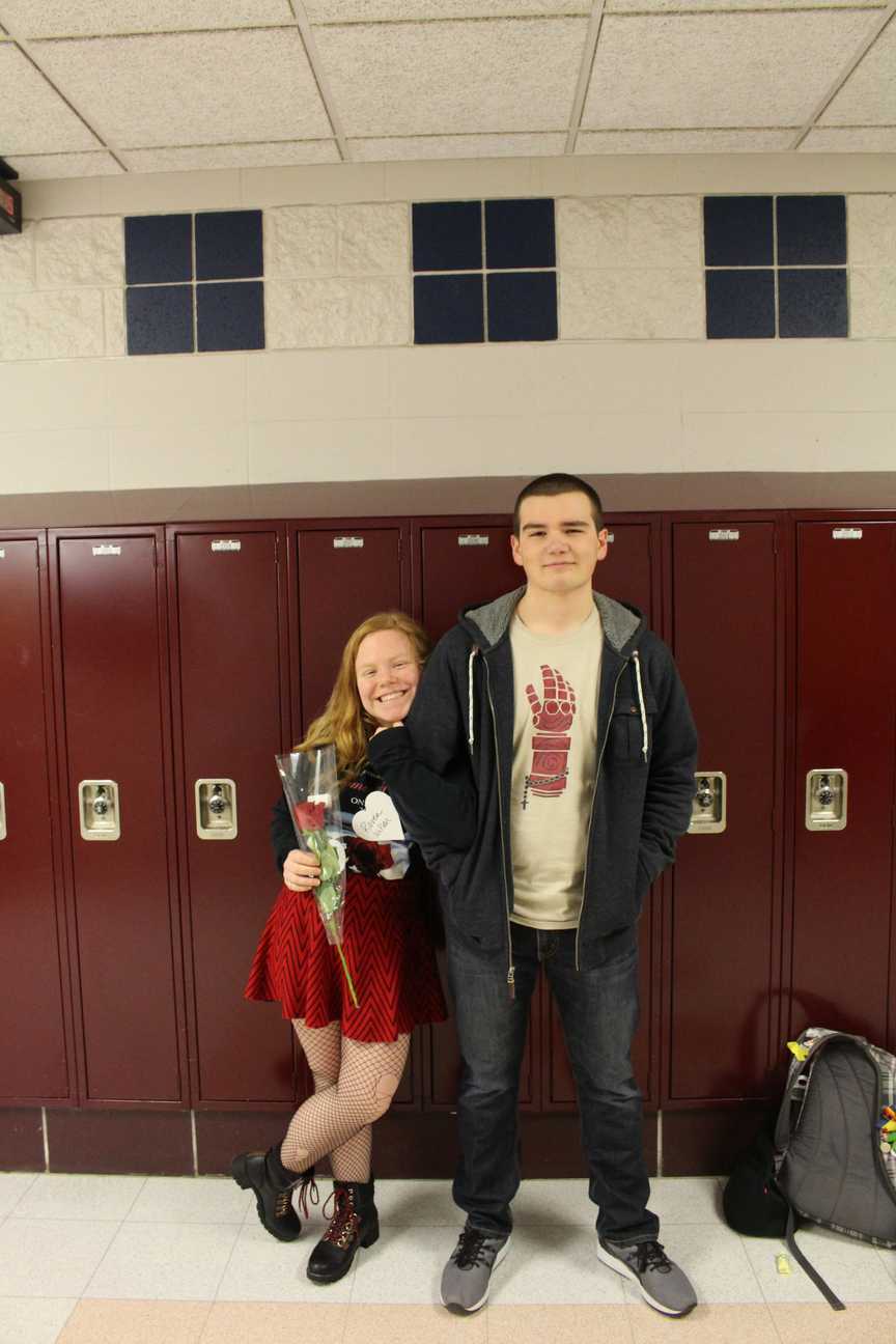Seniors Pose in the Hall