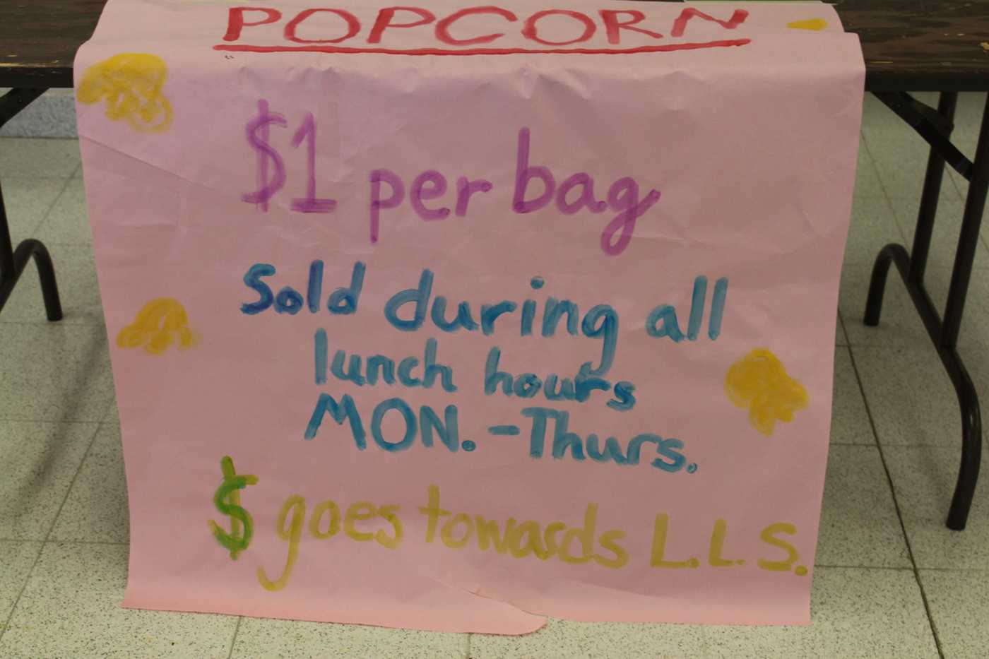 Minimalist Popcorn Banner