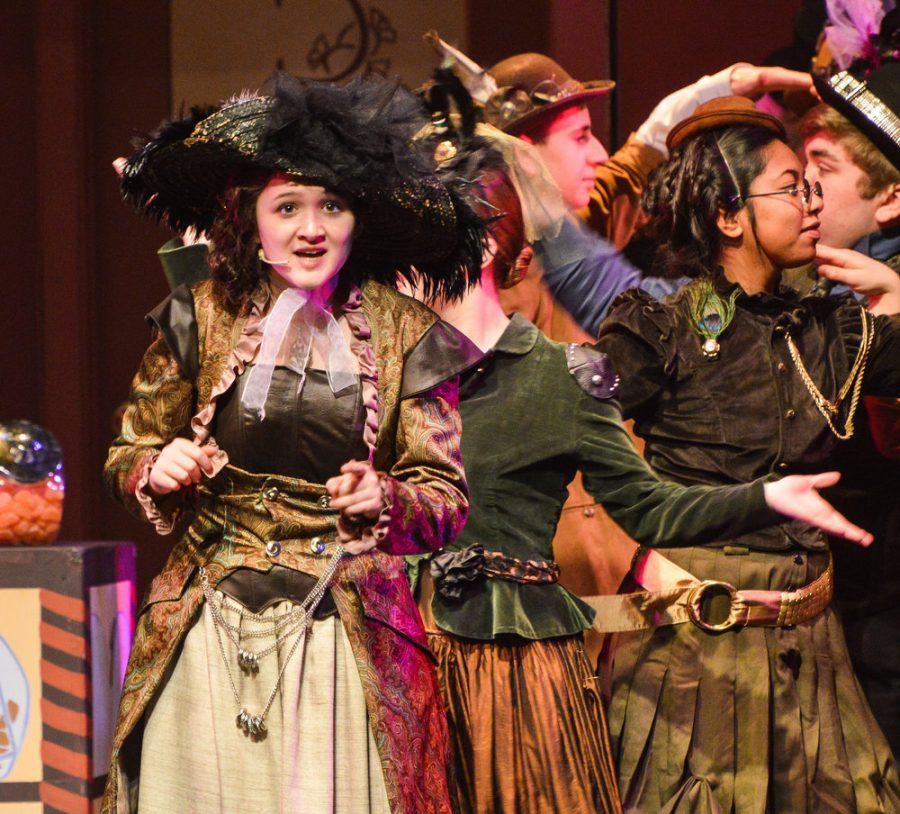 Appleton Norths 2015 show Mary Poppins used a steampunk theme for much of the costume design.
