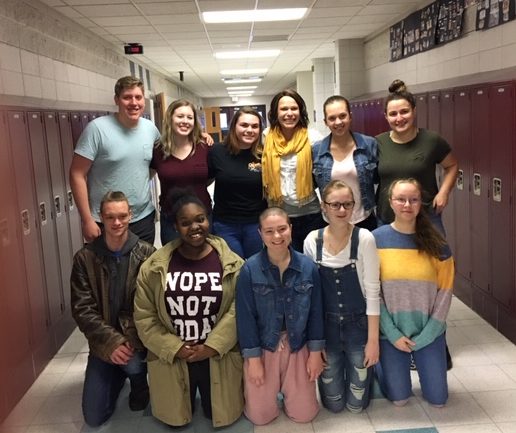 Students shave heads to support teacher at North