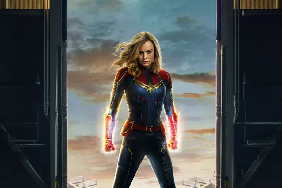 Captain Marvel promotional poster courtesy of Marvel